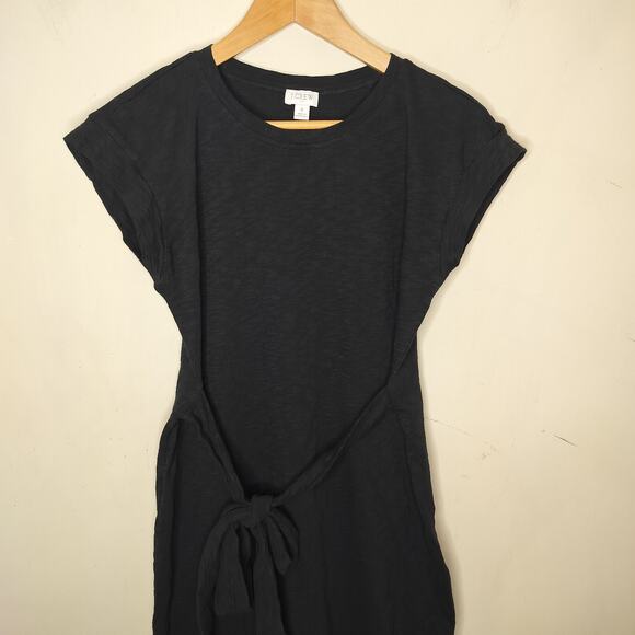 J. Crew Tie Waist T-Shirt Dress - Picture 2 of 7